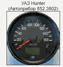 корректировка пробега приборная панель УАЗ Hunter
(Автоприбор 852.3802)